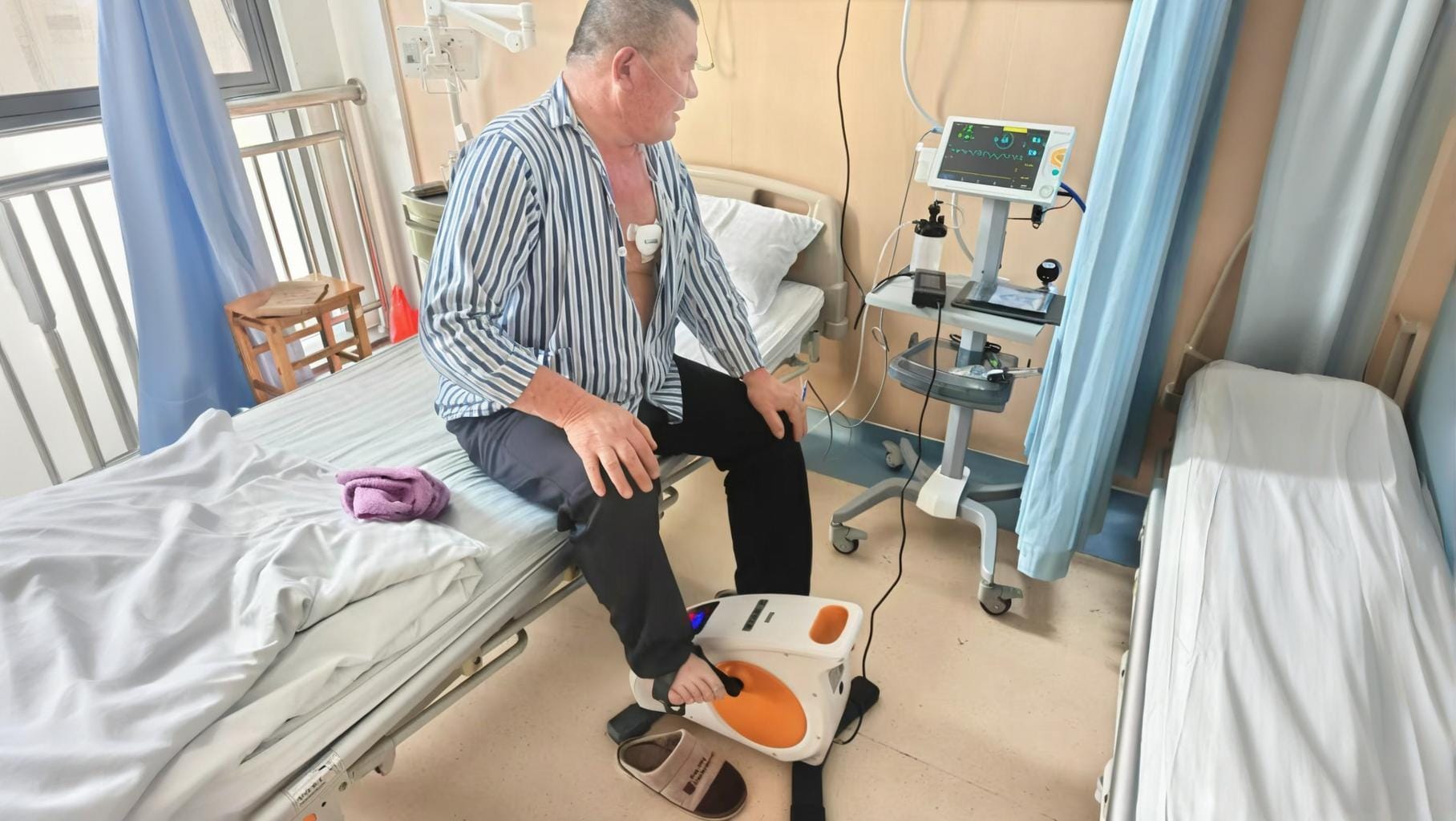 踏车运动供氧系统